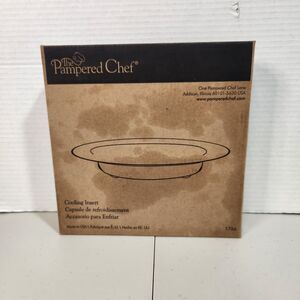 New In Box The Pampered Chef Green Silicone Cooling Insert #1786